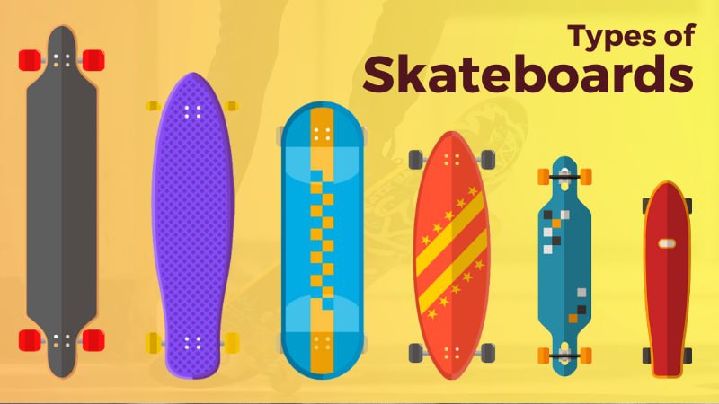 Løs søm Sekretær Types of Skateboards: Different Boards to Choose From | Types